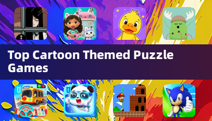 Top Cartoon Themed Puzzle Games