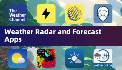 Weather Radar and Forecast Apps