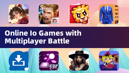Online Io Games with Multiplayer Battle