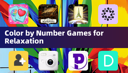 Color by Number Games for Relaxation
