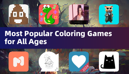 모든 연령대를 위한 가장 인기 있는 컬러링 게임