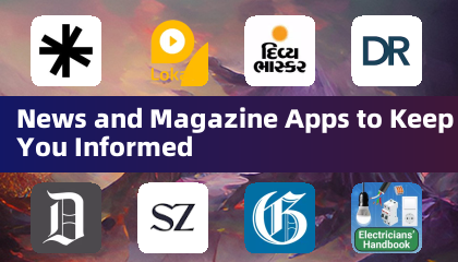 ニュースおよび雑誌アプリで情報を最新に保つ