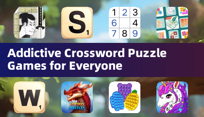 誰もが楽しめる中毒性のあるクロスワードパズルゲーム