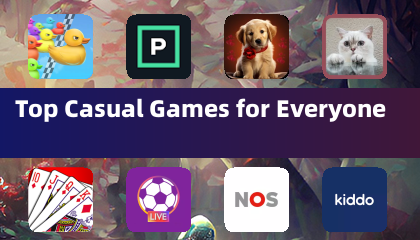 誰にでも楽しめる人気のカジュアルゲーム