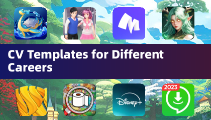 다양한 커리어를 위한 CV 템플릿